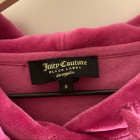 Juicy Couture Embossed Velour Hooded Pullover - Picture 3 of 4